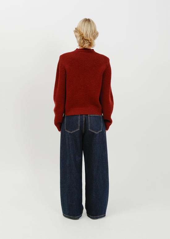 Waylen Knit Sweat / Pinot-Chartruese
