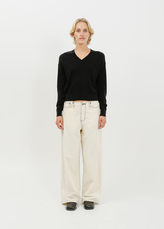 Nicolas Knit Top / Black