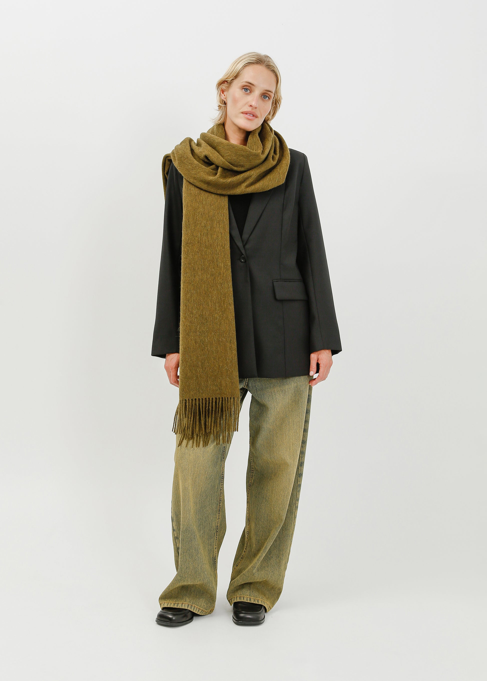Francesca Scarf / Olive - 
Olive (image 1)
