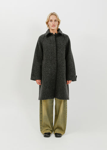 Saskia Coat / Charcoal