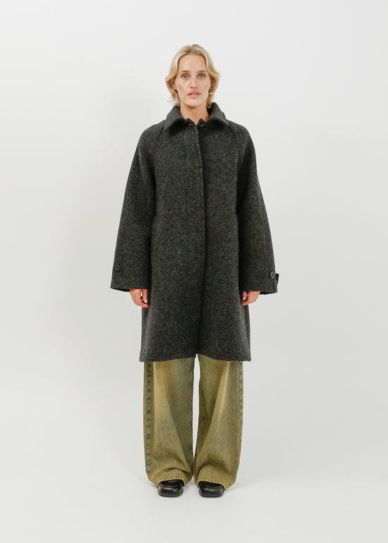 Saskia Coat / Charcoal