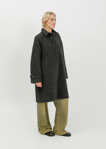 Saskia Coat / Charcoal