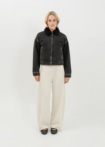 Pip Denim Jacket / Black