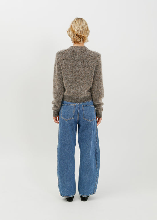 Gracie Knit Cardi / Black-Taupe