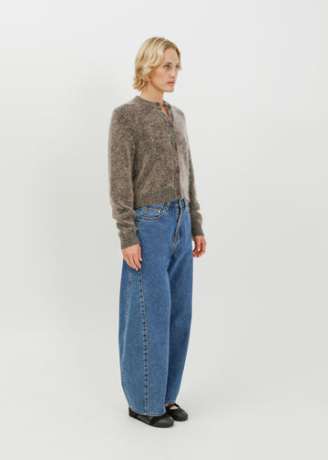 Gracie Knit Cardi / Black-Taupe