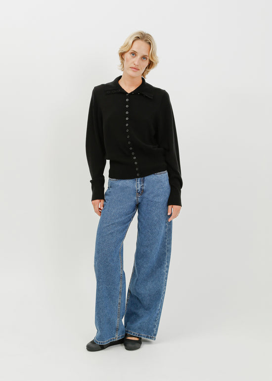 Valetta Knit Cardi / Black