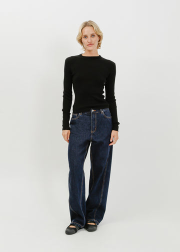 Hartford Knit Top / Black