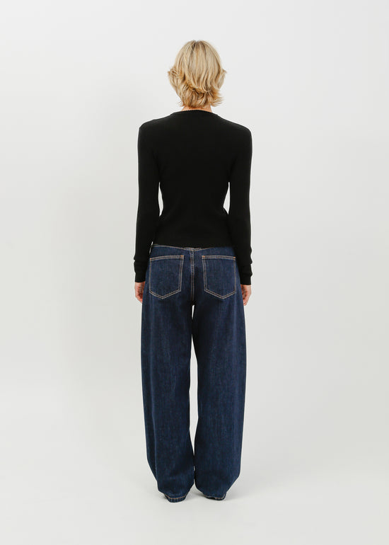 Hartford Knit Top / Black