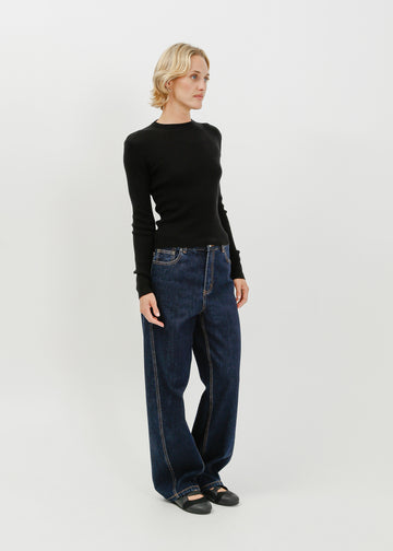 Hartford Knit Top / Black