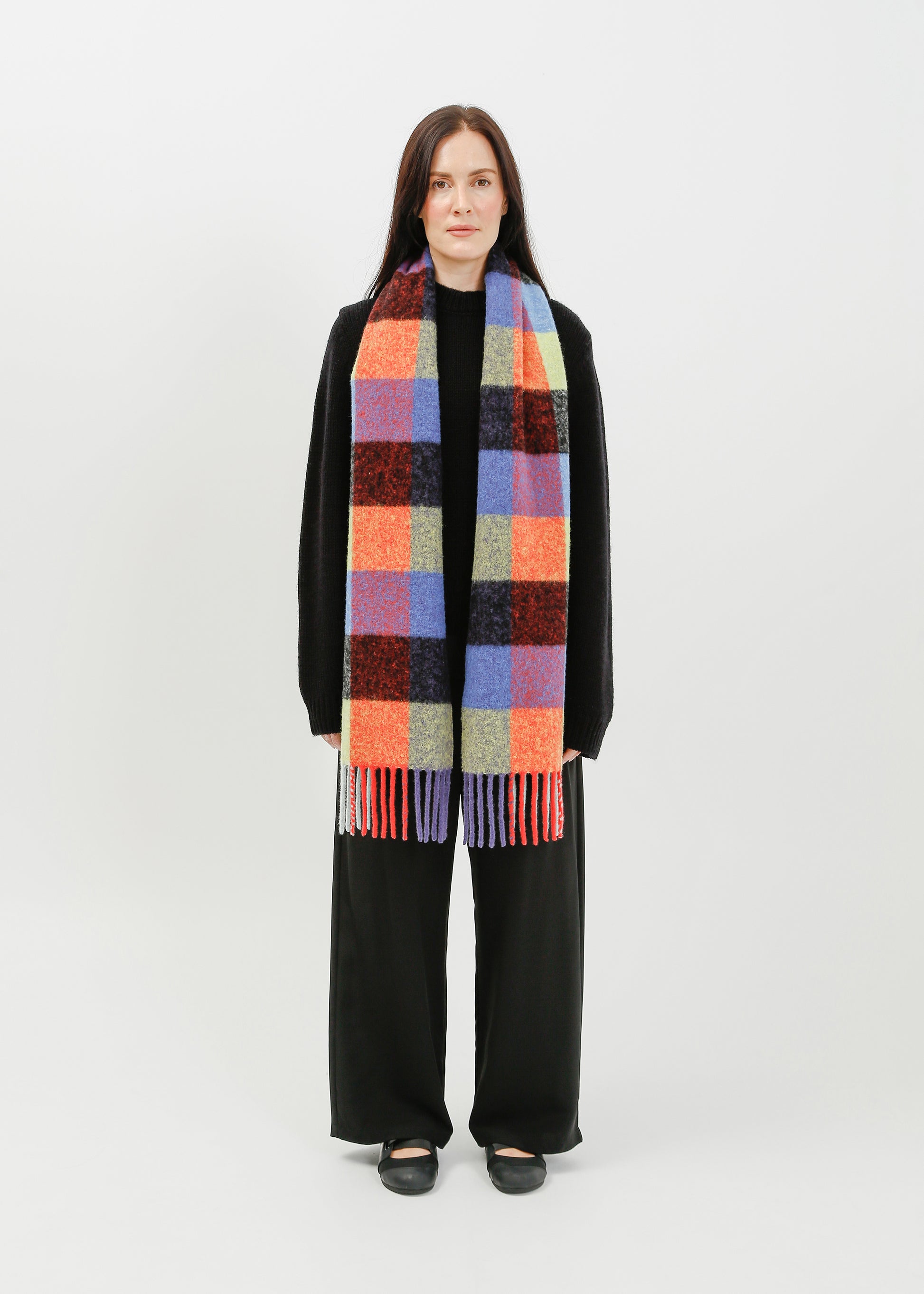 Lilah Scarf / Splice-Flame-Cobalt - 
Splice Flame Cobalt (image 3)