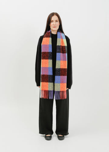 Lilah Scarf / Splice-Flame-Cobalt