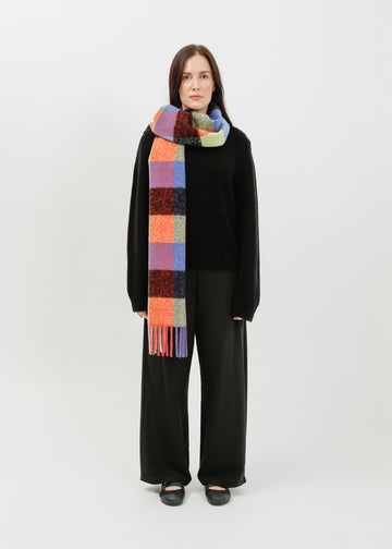 Lilah Scarf / Splice-Flame-Cobalt