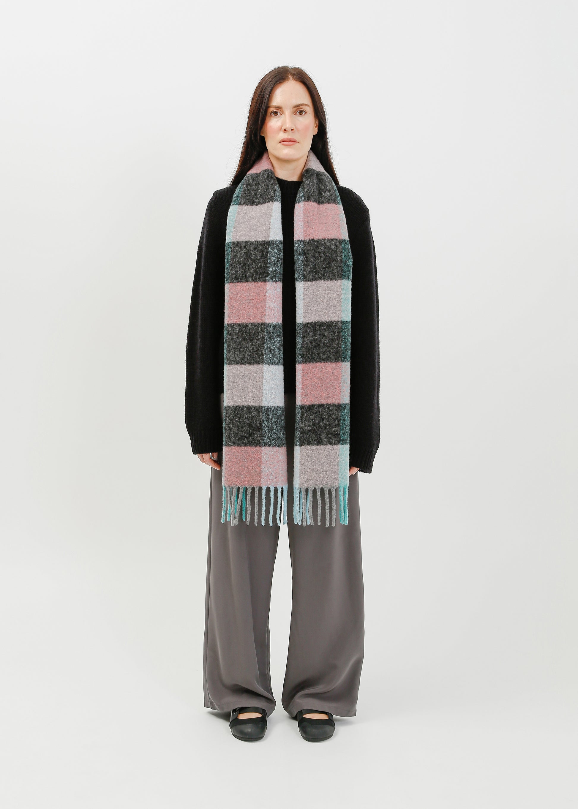 Lilah Scarf / Musk-Aqua-Grey - 
Musk Aqua Grey (image 3)