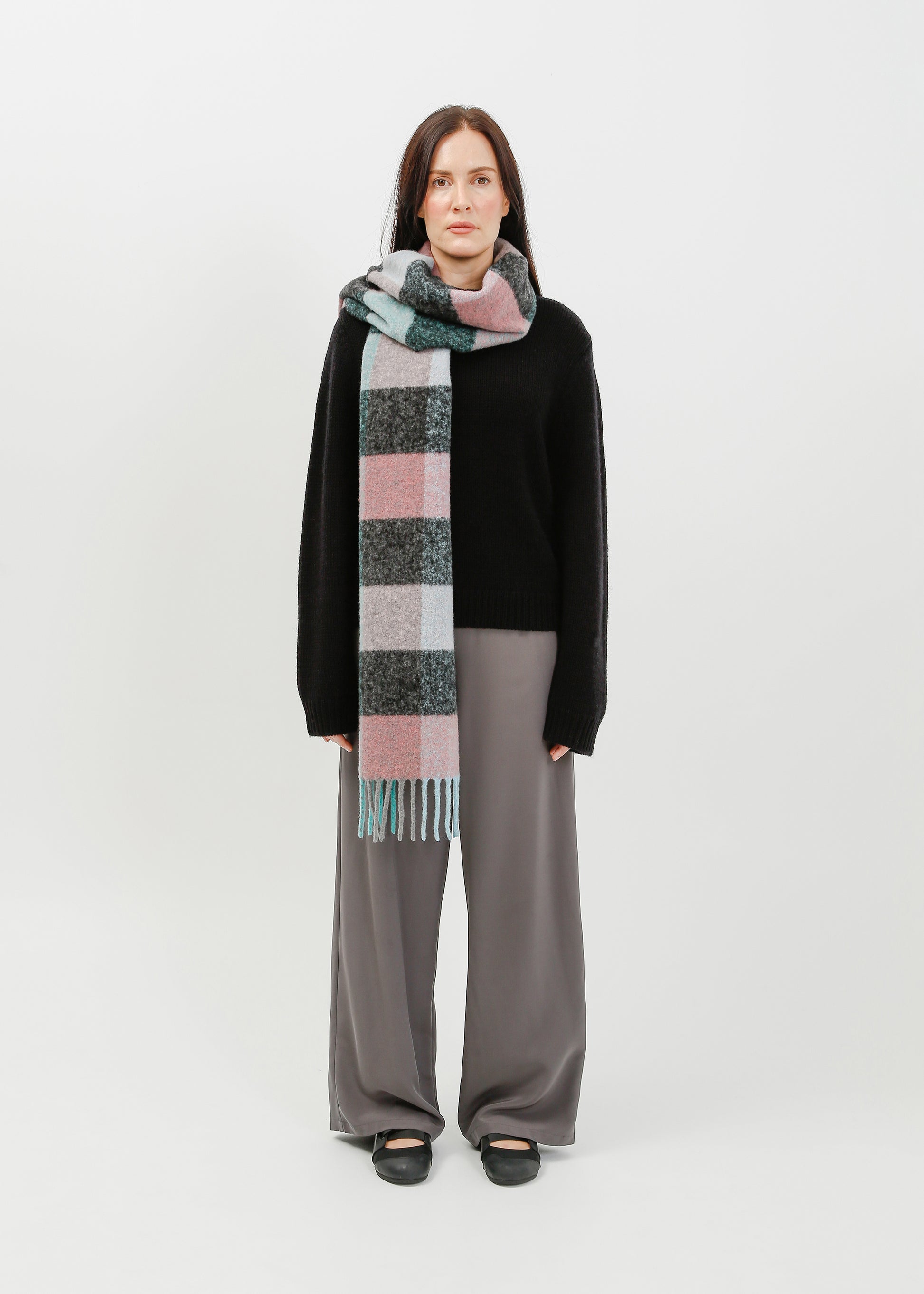 Lilah Scarf / Musk-Aqua-Grey - 
Musk Aqua Grey (image 1)
