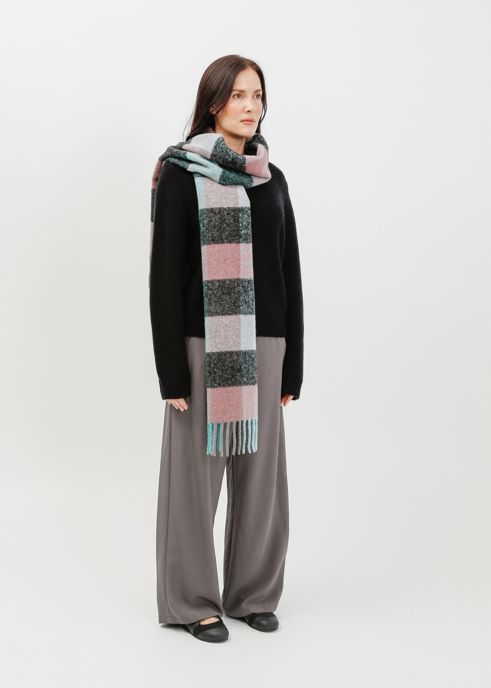 Lilah Scarf / Musk-Aqua-Grey - 
Musk Aqua Grey (image 2)