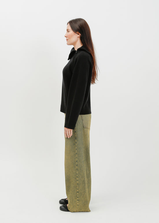 Alia Knit Sweat / Black