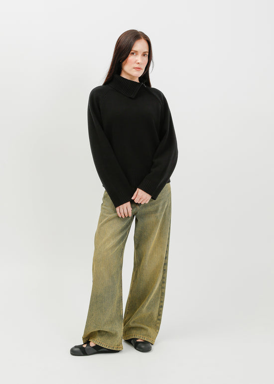 Alia Knit Sweat / Black