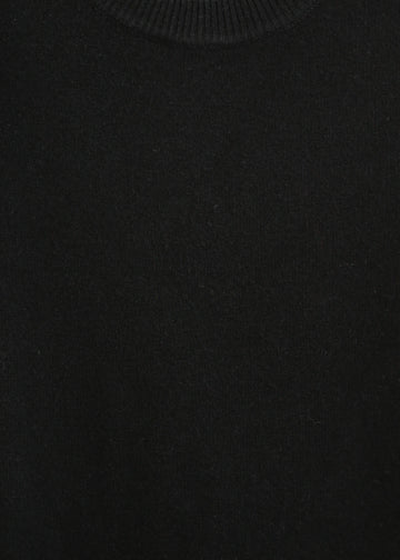 Abie Long Line Knit Sweat / Black