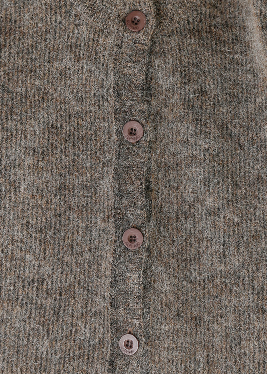 Gracie Knit Cardi / Black-Taupe