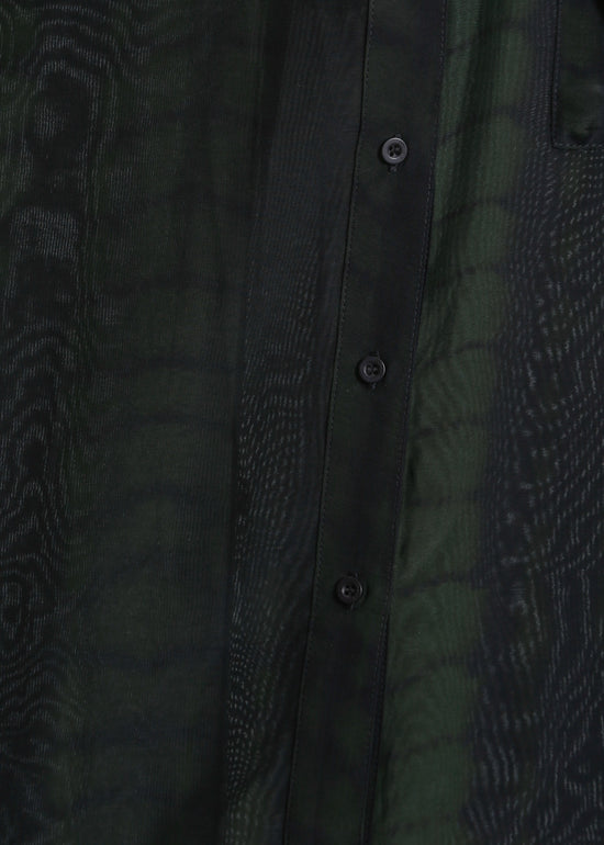 MACKENZIE SHIRT / BLACK-GREEN