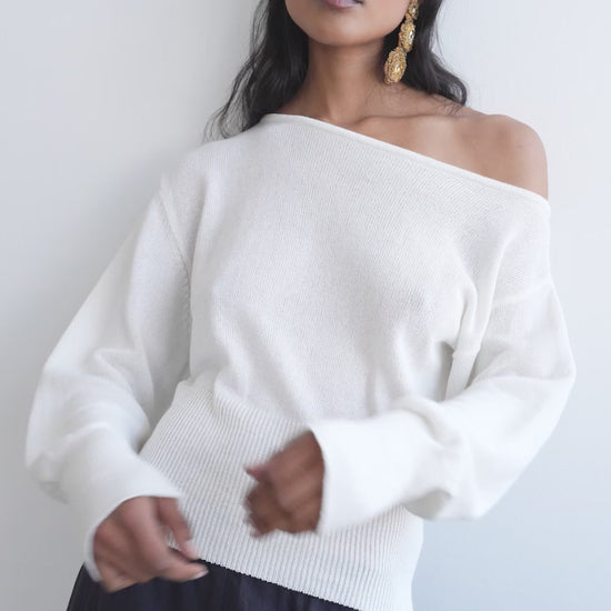 Adonis Knit Sweat / Cream - 
Cream (image 2)