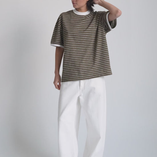 Maxwell Tee / Khaki-White - 
Khaki White (image 2)